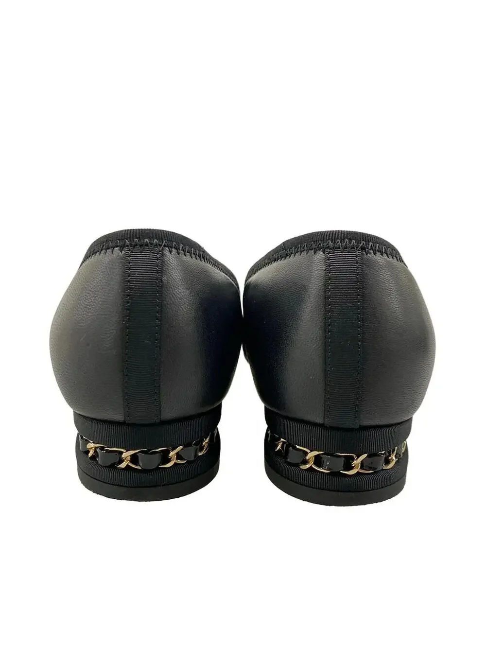 Chanel Black Leather Chemical Fiber #299928C10B